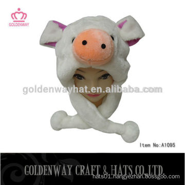 Cheap pig shape felt winter hat